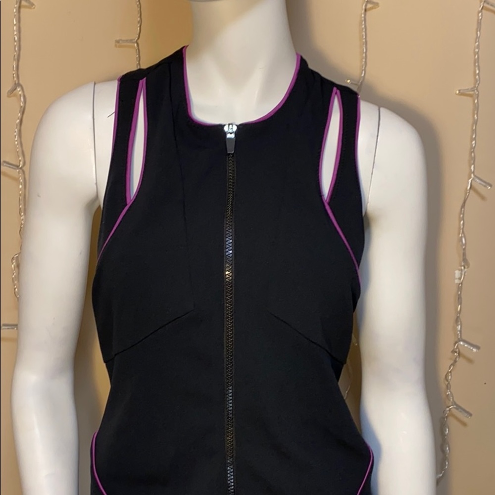 Anthropologie SILENCE +NOISE Pamela Bodycon Dress black size medium